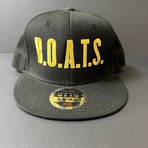 B.O.A.T.S 2 Chainz Rapper Hip hop Black SnapBack Adjustable Hat Cap Embroidered
